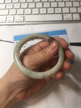 Load image into Gallery viewer, 57.4mm certified Type A 100% Natural light green/yellow/red/white Jadeite Jade bangle AZ194-2748
