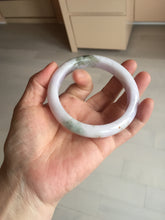 Load image into Gallery viewer, 60mm Certified Type A 100% Natural icy watery green/purple/red Jadeite Jade bangle BM87-4496

