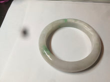 Load image into Gallery viewer, 59.8mm Certificated Type A 100% Natural white/sunny green/purple jadeite jade bangle AZ5-9139
