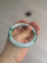 Load image into Gallery viewer, 57.5mm Certified Type A 100% Natural sunny green light purple jadeite jade bangle AX40-7717

