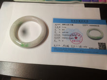 Load image into Gallery viewer, 59.8mm Certificated Type A 100% Natural white/sunny green/purple jadeite jade bangle AZ5-9139
