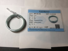 Load image into Gallery viewer, 52.8mm Certified type A 100% Natural green with green floating flowers Jadeite Jade square bangle PC36-0408
