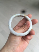 Load image into Gallery viewer, 52.3mm Certified type A 100% Natural green/white/very light purple/yellow Jadeite Jade bangle AZ77-1629
