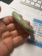 Load image into Gallery viewer, 56.5mm certified Type A 100% Natural light green/yellow/white Jadeite Jade bangle AZ197-2732
