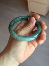 Load image into Gallery viewer, 53.3mm certified 100% natural type A dark green green jadeite jade bangle PA225-9011 Add on item Shopify only
