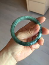 Load image into Gallery viewer, 53.3mm certified 100% natural type A dark green green jadeite jade bangle PA225-9011 Add on item Shopify only
