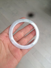 Load image into Gallery viewer, 53.7mm certificated Type A 100% Natural light green/white Jadeite Jade bangle AX104-4213

