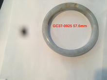 Load image into Gallery viewer, 57-58 mm certified Type A 100% Natural green/purple/gray/brown/black Jadeite Jade bangle GC37
