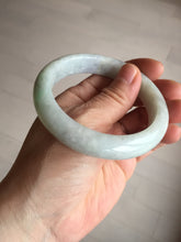 Load image into Gallery viewer, Shopify only 55.5mm Certified 100% natural Type A sunny green purple jadeite jade bangle BM89-9781

