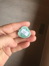 Load image into Gallery viewer, Certified 100% Natural type A sunny green happy Buddha jadeite Jade pendant PB65-5096
