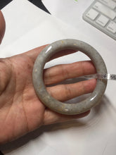 Load image into Gallery viewer, 53.5mm 100% natural beige yellow white pale pink round cut a taste of the tropical Coral Jade (珊瑚玉) bangle SY124
