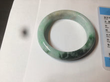 Load image into Gallery viewer, 52.3mm Certified 100% Natural type A sunny green/dark green deep forest Jadeite Jade bangle Deep in the forest AZ8-1651
