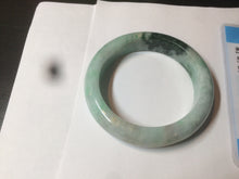 Load image into Gallery viewer, 52.3mm Certified 100% Natural type A sunny green/dark green deep forest Jadeite Jade bangle Deep in the forest AZ8-1651
