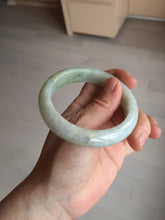 Load image into Gallery viewer, 55.4mm certified Type A 100% Natural green/yellow/purple/red Jadeite Jade bangle BM91-9786
