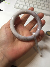 Load image into Gallery viewer, 56.8mm 100% natural light purple round cut Coral Jade (珊瑚玉) bangle SY123
