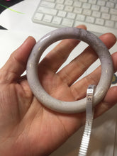 Load image into Gallery viewer, 56.8mm 100% natural light purple round cut Coral Jade (珊瑚玉) bangle SY123
