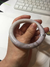 Load image into Gallery viewer, 56.8mm 100% natural light purple round cut Coral Jade (珊瑚玉) bangle SY123
