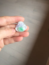 Load image into Gallery viewer, Certified 100% Natural type A sunny green happy Buddha jadeite Jade pendant PB67-5102
