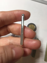 Load image into Gallery viewer, 100% natural type A jadeite jade icy watery green white purple yellow Tide Control Pillar(定海神针) pendant group BN77
