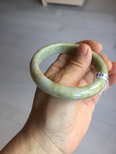 Load image into Gallery viewer, 56.5mm certified Type A 100% Natural light green/yellow/white Jadeite Jade bangle AZ197-2732
