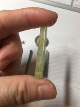 Load image into Gallery viewer, 100% natural type A jadeite jade icy watery green white purple yellow Tide Control Pillar(定海神针) pendant group BN77
