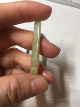 Load image into Gallery viewer, 100% natural type A jadeite jade icy watery green white purple yellow Tide Control Pillar(定海神针) pendant group BN77
