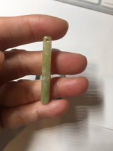 Load image into Gallery viewer, 100% natural type A jadeite jade icy watery green white purple yellow Tide Control Pillar(定海神针) pendant group BN77
