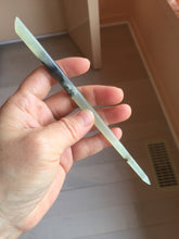 Load image into Gallery viewer, 16.5 cm 100% Natural light green yellow black Xiu Jade (Serpentine) Hairpin AW50 Add on item

