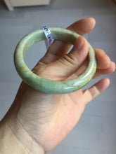 Load image into Gallery viewer, 56.5mm certified Type A 100% Natural light green/yellow/white Jadeite Jade bangle AZ197-2732
