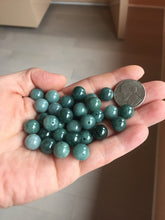 Load image into Gallery viewer, 10mm Type A 100% Natural light green dark green blue black gray Guatemala Jadeite Jade bead pendant group PB298  Add on item. No sale alone.
