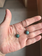 Load image into Gallery viewer, 10mm Type A 100% Natural light green dark green blue black gray Guatemala Jadeite Jade bead pendant group PB298  Add on item. No sale alone.
