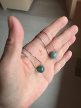 Load image into Gallery viewer, 10mm Type A 100% Natural light green dark green blue black gray Guatemala Jadeite Jade bead pendant group PB298  Add on item. No sale alone.
