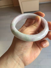 Load image into Gallery viewer, 59.5mm certified Type A 100% Natural light green sunny green light purple Jadeite Jade bangle BF147-8465

