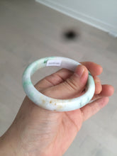Load image into Gallery viewer, 50.5mm Certified Type A 100% Natural sunny green/purple/yellow(FU LU Shou) oval Jadeite Jade bangle AK53-1221
