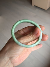 Load image into Gallery viewer, 47.5mm Certified type A 100% Natural sunny green Jadeite Jade bangle BM93-4468
