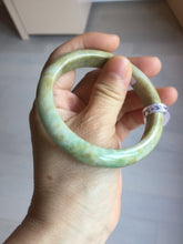 Load image into Gallery viewer, 57.7mm certified Type A 100% Natural light green/yellow/red/white Jadeite Jade bangle AZ195-2742
