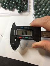 Load image into Gallery viewer, 7-7.5mm Type A 100% Natural icy watery light green dark green blue black gray Guatemala Jadeite Jade beads Fivefold Blessings (五福臨門) | pendant group PB299  Add on item. No sale alone.
