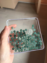 Load image into Gallery viewer, 7-7.5mm Type A 100% Natural icy watery light green dark green blue black gray Guatemala Jadeite Jade beads Fivefold Blessings (五福臨門) | pendant group PB299  Add on item. No sale alone.
