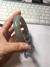 Load image into Gallery viewer, 60mm Certified Type A 100% Natural white/light purple/brown/yellow/gray (FU LU SHOU) Jadeite Jade bangle BF107-8641
