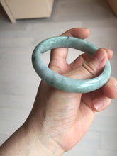 Load image into Gallery viewer, 58.8mm certified Type A 100% Natural dark green gray Jadeite Jade bangle PJ90-6649
