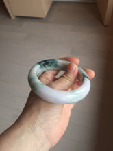 Load image into Gallery viewer, 58mm Certified 100% natural Type A green/purple chubby jadeite jade bangle PB98-8975

