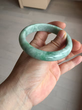 Load image into Gallery viewer, 56mm 100% natural type A sunny green jadeite jade bangle BM97
