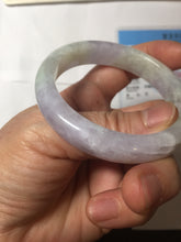 Load image into Gallery viewer, 49.7mm certified 100% natural Type A sunny green/purple jadeite jade bangle BH116-1950
