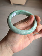 Load image into Gallery viewer, 56mm 100% natural type A sunny green jadeite jade bangle BM97
