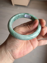 Load image into Gallery viewer, 56mm 100% natural type A sunny green jadeite jade bangle BM97
