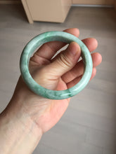 Load image into Gallery viewer, 56mm 100% natural type A sunny green jadeite jade bangle BM97
