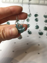 Load image into Gallery viewer, Type A 100% Natural dark green/blue/gray Guatemala jadeite Jade moon and star Pendant necklace group PC144 Add on item
