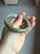 Load image into Gallery viewer, 60.2mm Certified Type A 100% Natural dark green gray black jadeite Jade bangle PD173-6298
