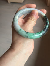 Load image into Gallery viewer, 58mm Certified 100% natural Type A green/purple jadeite jade bangle PB96-8986
