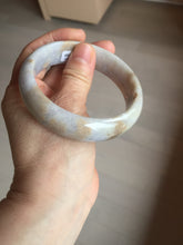 Load image into Gallery viewer, 59mm Certified Type A 100% Natural light purple yellow jadeite jade bangle BM100-4475
